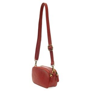 Joy Susan Layne Double Zip Mini Crossbody Bag in Red